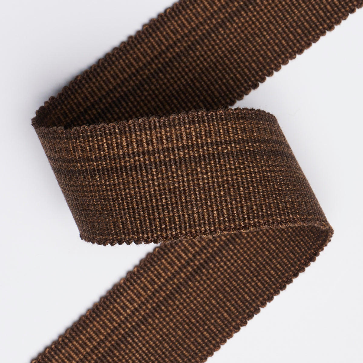 Schumacher 83942 COTTON STRIÃ‰ TAPE MEDIUM in CHESTNUT Trim 