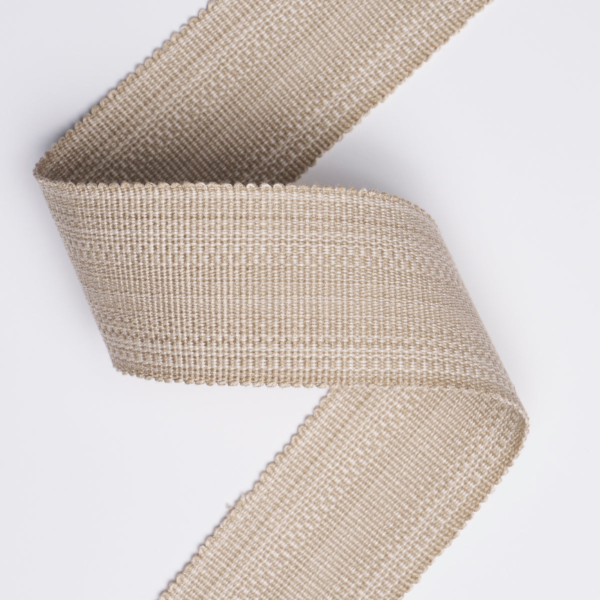 Schumacher 83961 COTTON STRIÃ‰ TAPE WIDE in SAND Trim - PATT