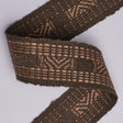 Schumacher 83982 NAEL LINEN COTTON TAPE in CEDAR BROWN Trim 