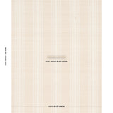 Schumacher Cassia Handwoven Silk Stripe Natural Fabric
