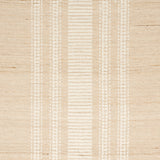 Schumacher Cassia Handwoven Silk Stripe Natural Fabric