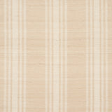 Schumacher Cassia Handwoven Silk Stripe Natural Fabric