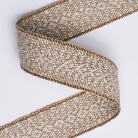 Schumacher 84021 HELENA LINEN COTTON TAPE in NATURAL Trim - 