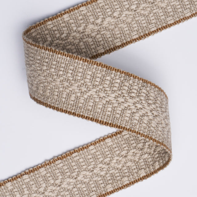 Schumacher 84021 HELENA LINEN COTTON TAPE in NATURAL Trim - 