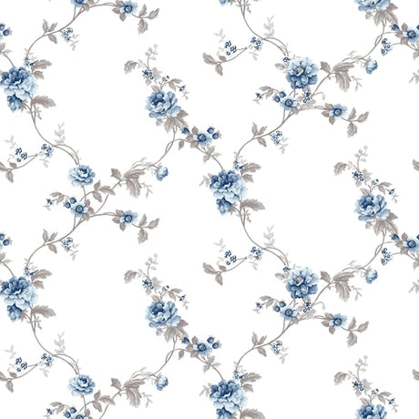 Galerie 84035 Blue Ramage Medio Edra - Eade's Wallpaper