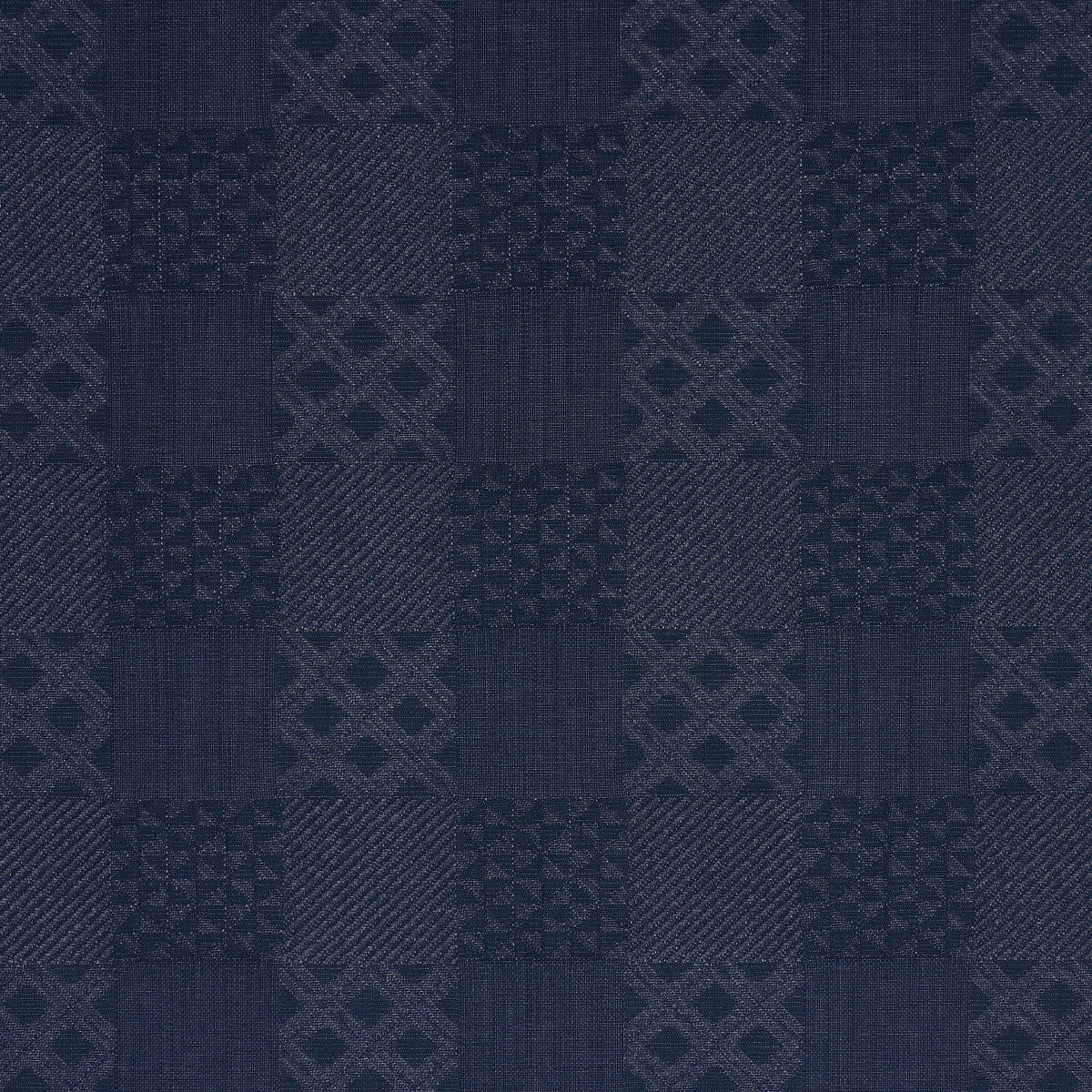 Schumacher Malia Indigo Fabric - Eade's Wallpaper