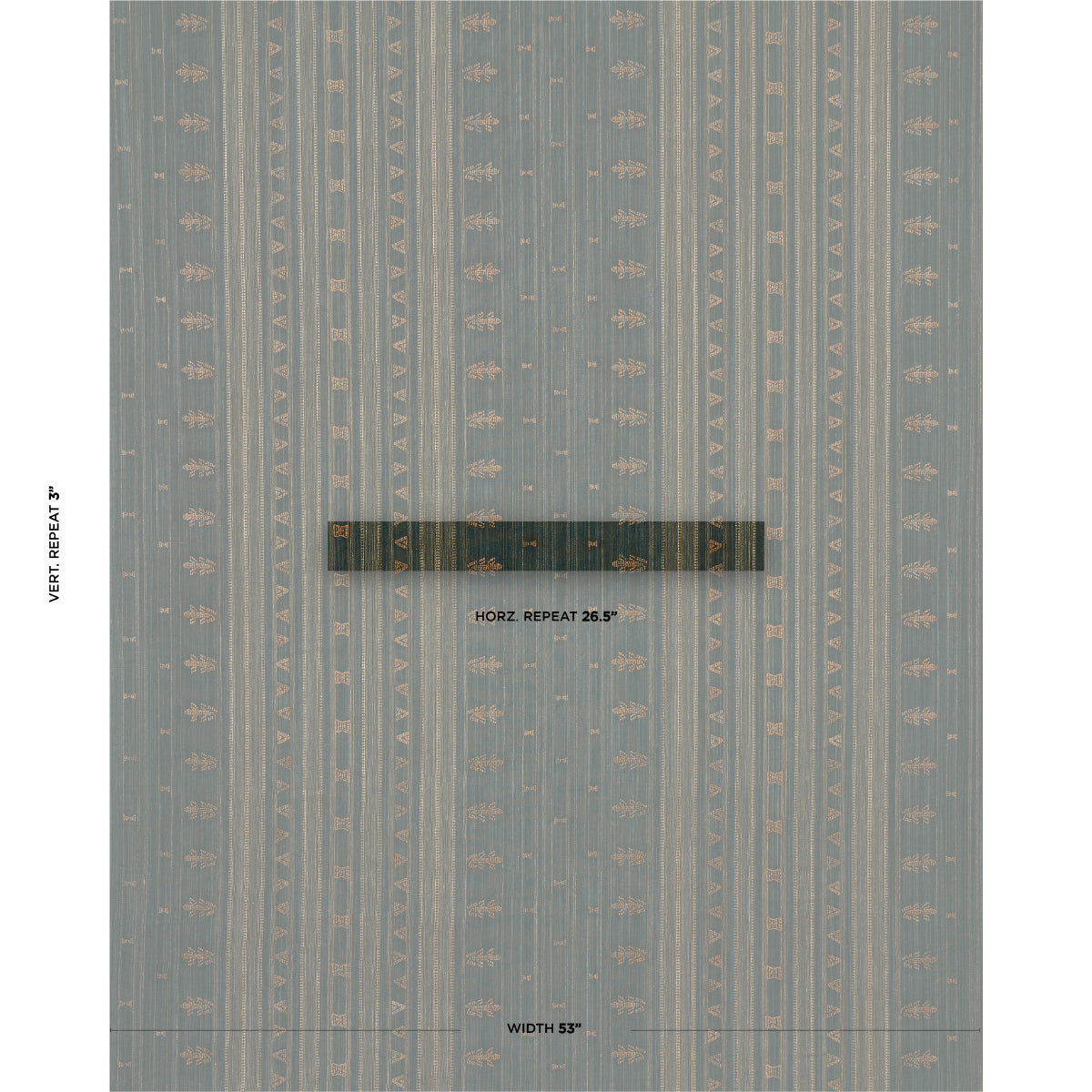 Schumacher Nima Embroidered Cotton Linen Jungle Green Fabric - Eade's Wallpaper