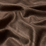 Schumacher Amir Handwoven Silk Casement Walnut Fabric