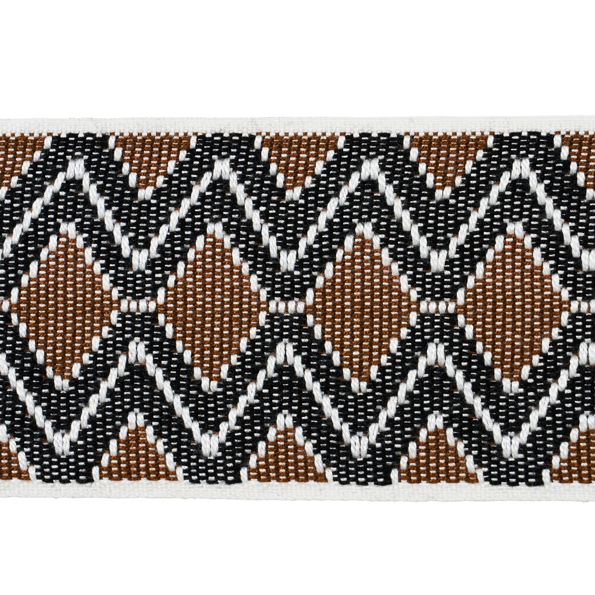 Schumacher 84102 PINULA TAPE in UMBER Trim - A RUM FELLOW