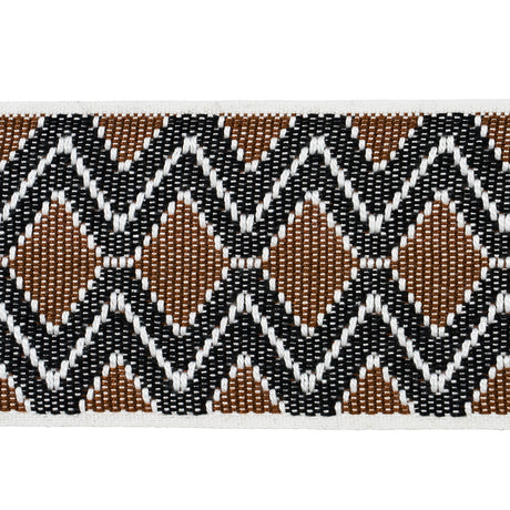 Schumacher 84102 PINULA TAPE in UMBER Trim - A RUM FELLOW