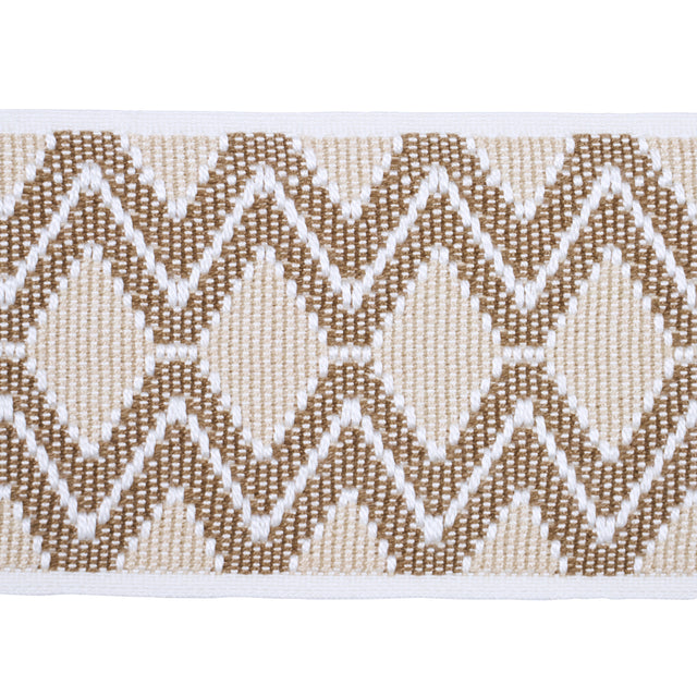 Schumacher 84103 PINULA TAPE in OYSTER Trim - A RUM FELLOW