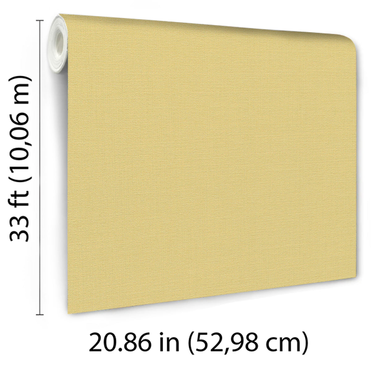 Veer Decor Linea Textile Yellow Wallpaper 8411-VRTR-AA1
