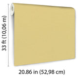 Veer Decor Linea Textile Yellow Wallpaper 8411-VRTR-AA1