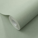 Veer Decor Linea Textile Green Wallpaper 8411-VRTR-AA6