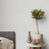 Veer Decor Linea Textile White Wallpaper 8411-VRTR-AA8