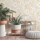 Veer Decor Poetic Garden Pink Wallpaper 8411-VRTR-AB1