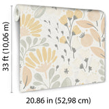 Veer Decor Poetic Garden Pink Wallpaper 8411-VRTR-AB1