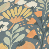 Veer Decor Poetic Garden Blue Wallpaper 8411-VRTR-AB3