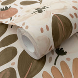 Veer Decor Poetic Garden Brown Wallpaper 8411-VRTR-AB5