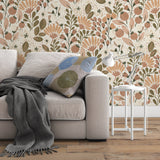 Veer Decor Poetic Garden Brown Wallpaper 8411-VRTR-AB5