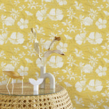 Veer Decor Floral Breeze Yellow Wallpaper 8411-VRTR-AC1