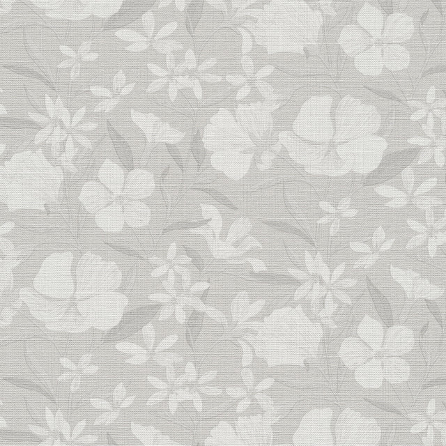 Veer Decor Floral Breeze Grey Wallpaper 8411-VRTR-AC3