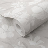 Veer Decor Floral Breeze Grey Wallpaper 8411-VRTR-AC3