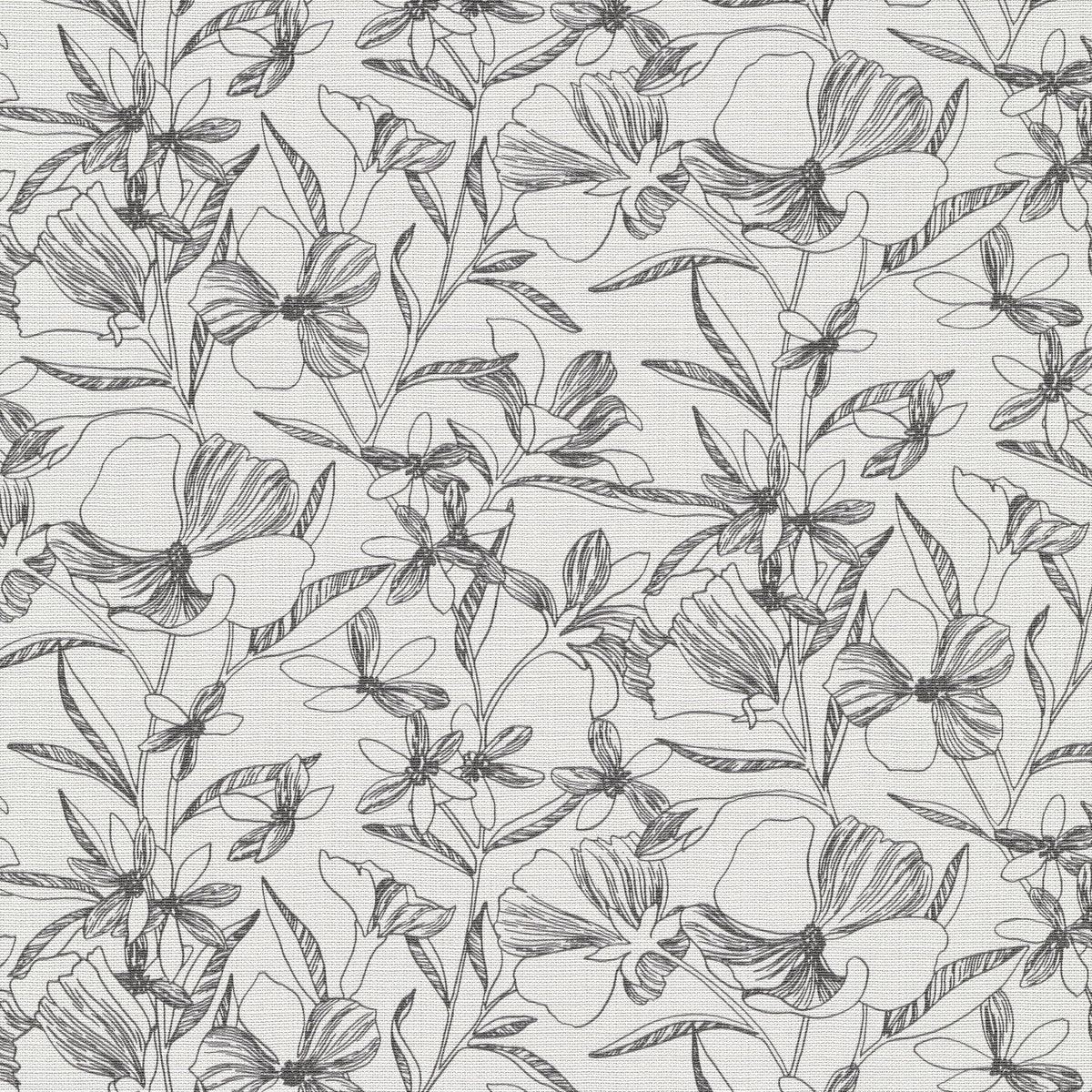 Veer Decor Floral Breeze Black Wallpaper 8411-VRTR-AC4