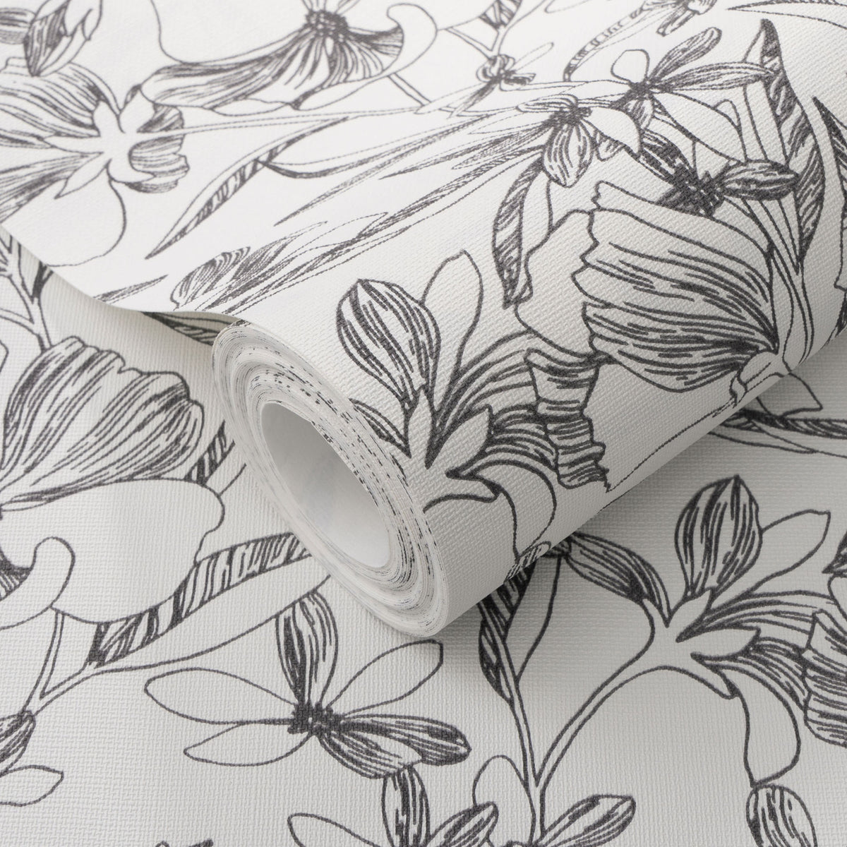 Veer Decor Floral Breeze Black Wallpaper 8411-VRTR-AC4