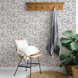 Veer Decor Floral Breeze Black Wallpaper 8411-VRTR-AC4