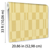 Veer Decor Sun Geo Stripe Yellow Wallpaper 8411-VRTR-AD1