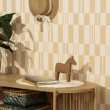 Veer Decor Sun Geo Stripe Orange Wallpaper 8411-VRTR-AD2