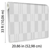 Veer Decor Sun Geo Stripe Grey Wallpaper 8411-VRTR-AD3