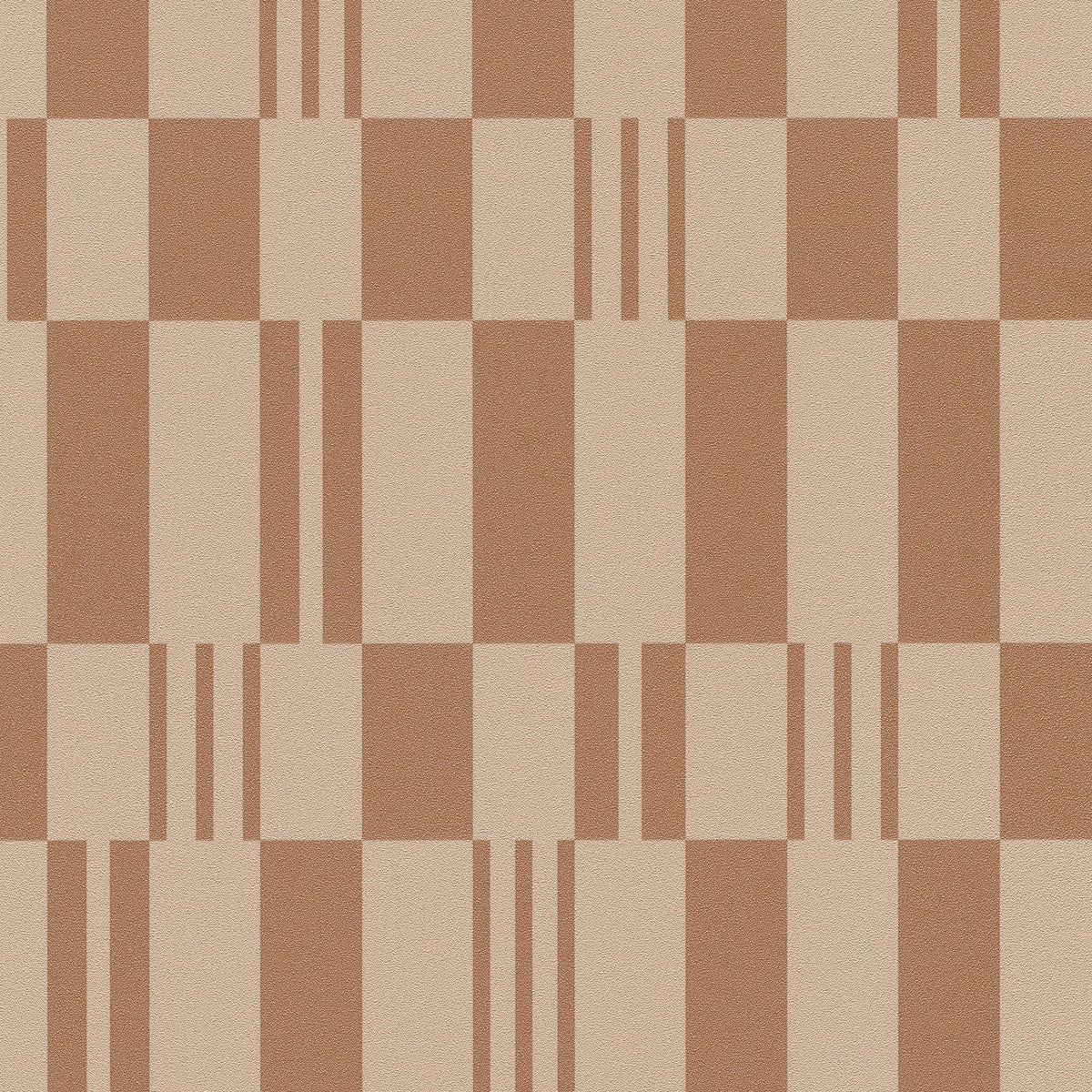 Veer Decor Sun Geo Stripe Brown Wallpaper 8411-VRTR-AD4