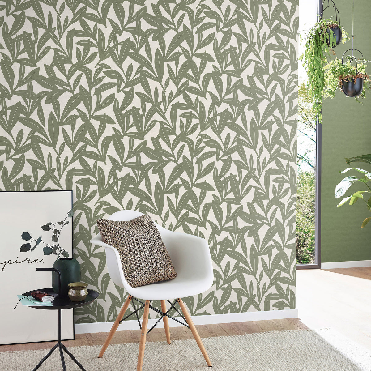 Veer Decor Shadowleaf Green Wallpaper 8411-VRTR-AE1