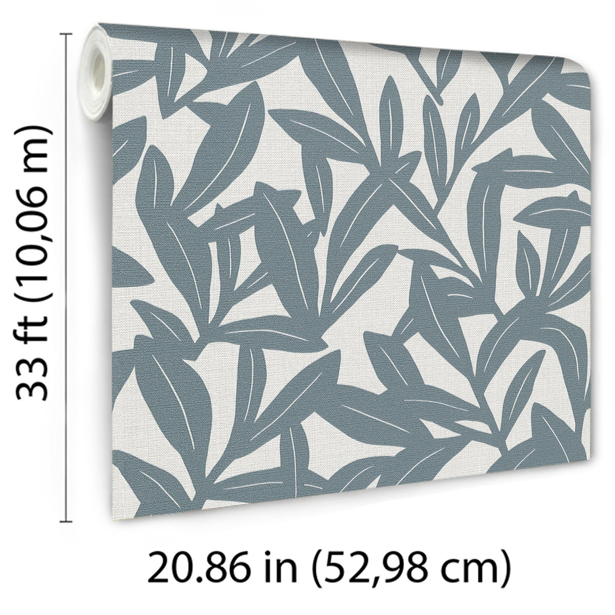 Veer Decor Shadowleaf Blue Wallpaper 8411-VRTR-AE2