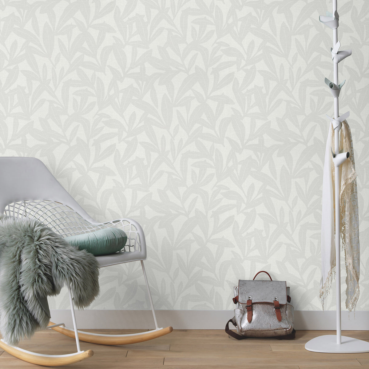 Veer Decor Shadowleaf Grey Wallpaper 8411-VRTR-AE3