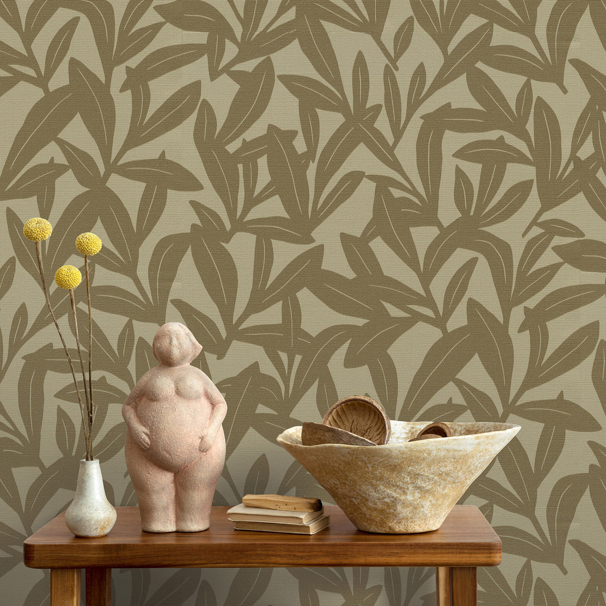 Veer Decor Shadowleaf Sage Wallpaper 8411-VRTR-AE4