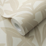 Veer Decor Shadowleaf Beige Wallpaper 8411-VRTR-AE5