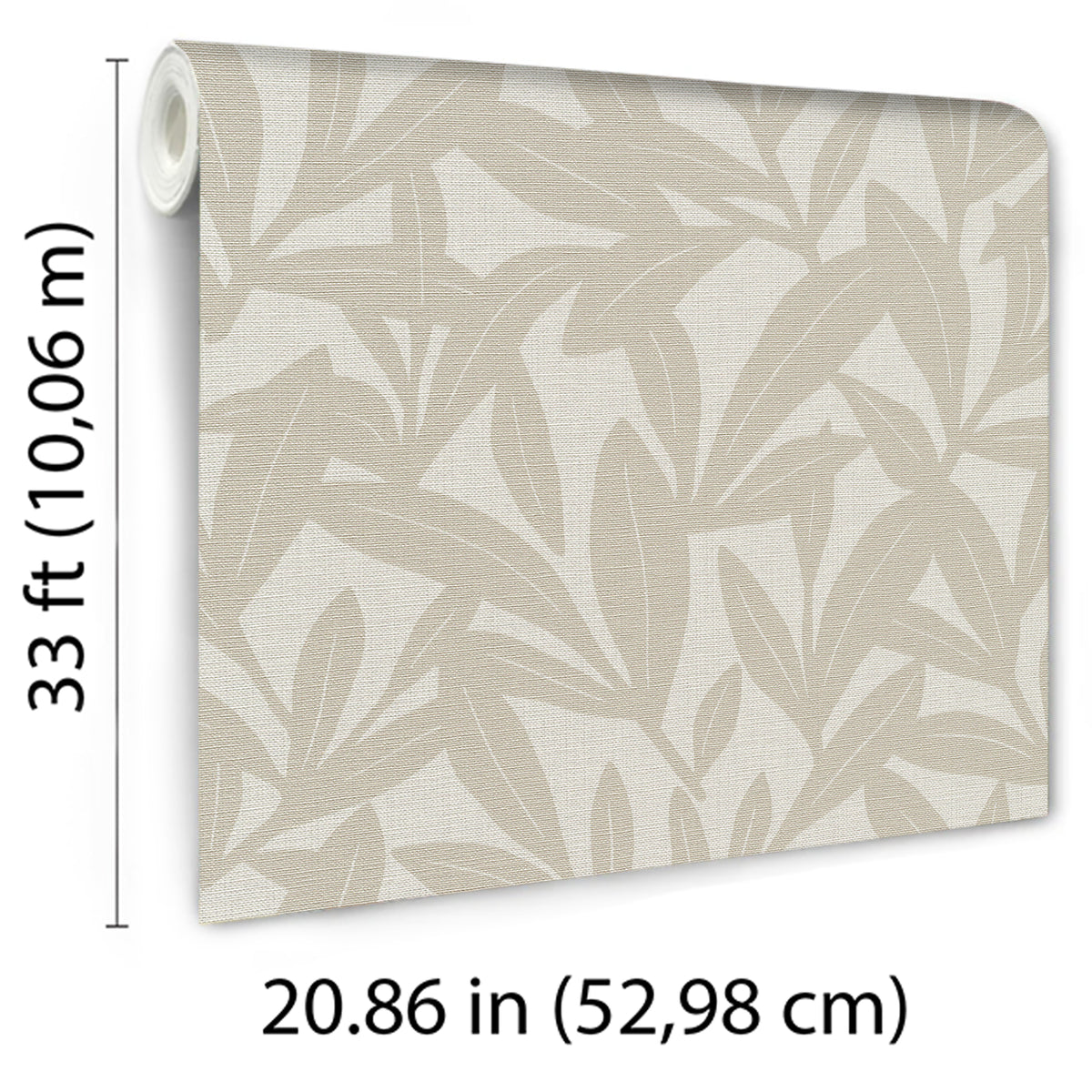 Veer Decor Shadowleaf Beige Wallpaper 8411-VRTR-AE5