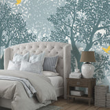 Veer Decor Forest Flight Blue Wall Mural 8411-VRTR-AF-1