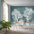Veer Decor Forest Flight Teal Wall Mural 8411-VRTR-AF-2