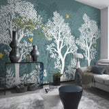 Veer Decor Forest Flight Teal Wall Mural 8411-VRTR-AF-2