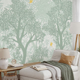 Veer Decor Forest Flight Green Wall Mural 8411-VRTR-AF-3