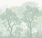 Veer Decor Forest Flight Green Wall Mural 8411-VRTR-AF-3