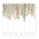 Veer Decor Falling Folliage Beige Wall Mural 8411-VRTR-AG