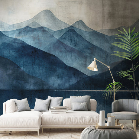 Veer Decor Indigo Silence Blue Wall Mural 8412-VRAED-AA