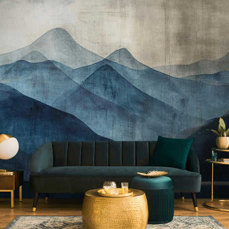 Veer Decor Indigo Silence Blue Wall Mural 8412-VRAED-AA