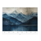 Veer Decor Indigo Silence Blue Wall Mural 8412-VRAED-AA