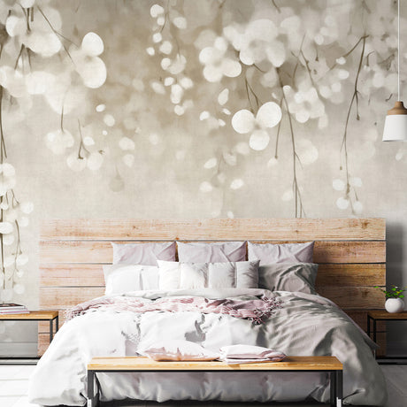 Veer Decor Ivory Rain Grey Wall Mural 8412-VRAED-AC
